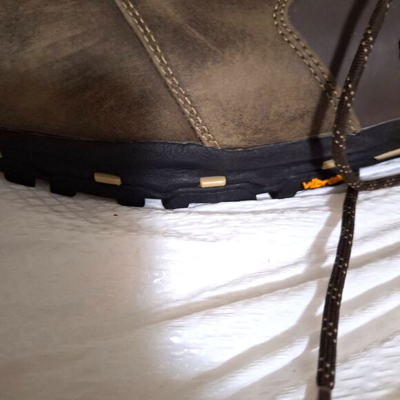 Danner Men's Workboots Vibrum Soles Leather Safety Toe Durable As-Is Size 16 - Picture 4 of 11